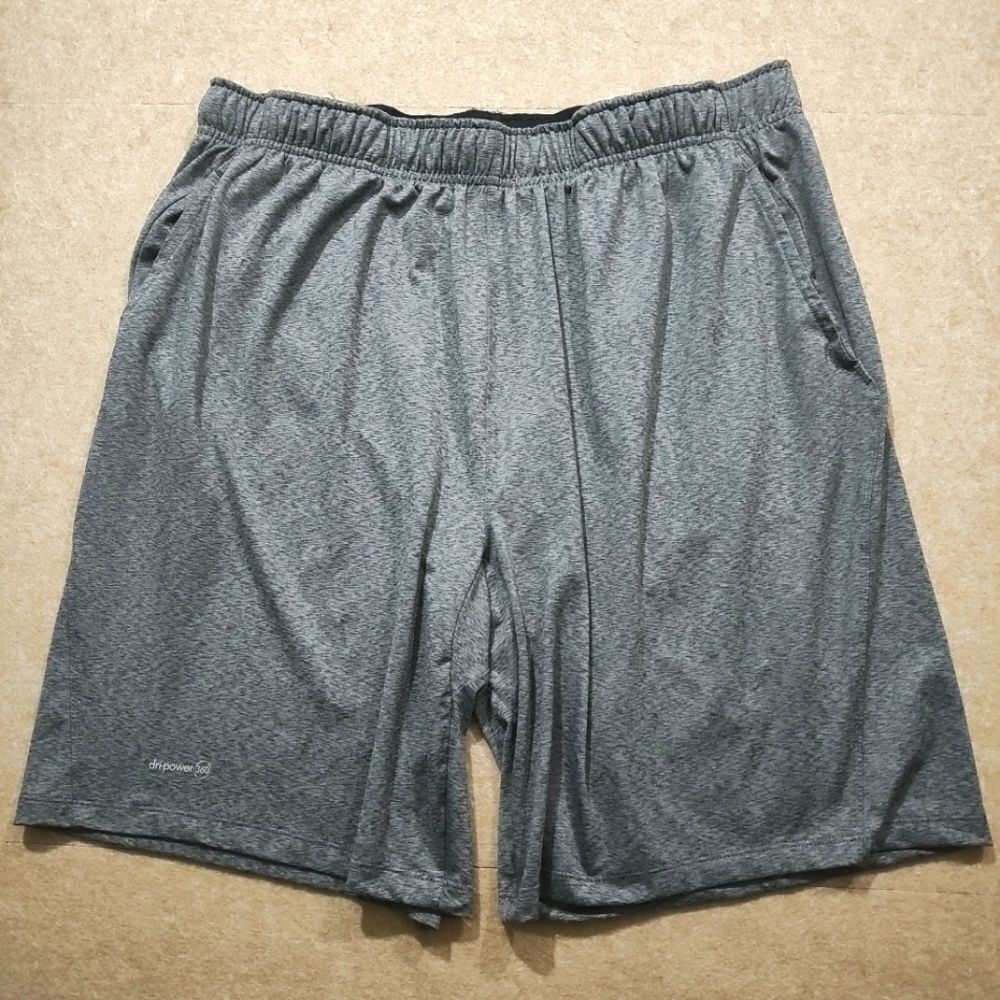 Russell Athletic Gray Athletic Shorts Lightweight Moisture-Wicking #7
